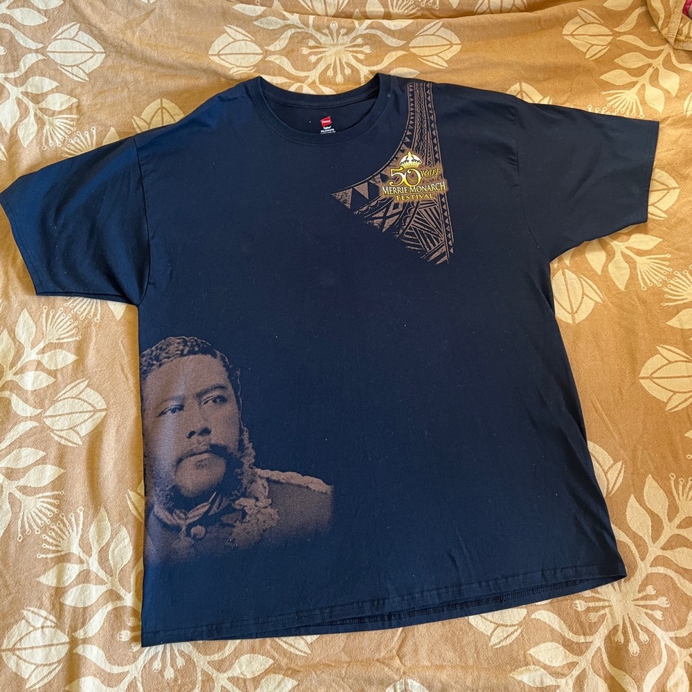 MERRIE MONARCH HULA TEE SHIRT 50th 2XL - Picture 2 of 6